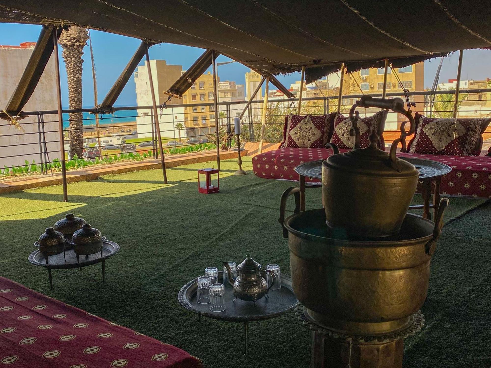 Dar Lghzal Special Offer In Rabat Winner Of Guest Experience 2025 Awards Traditional Sahrawi And Berber Privative Villa With Swimming Pool Jacuzzi Sea View And On Site Restaurant Ideal For Family And Groups In Rabat'S Center No Car Required Екстериор снимка