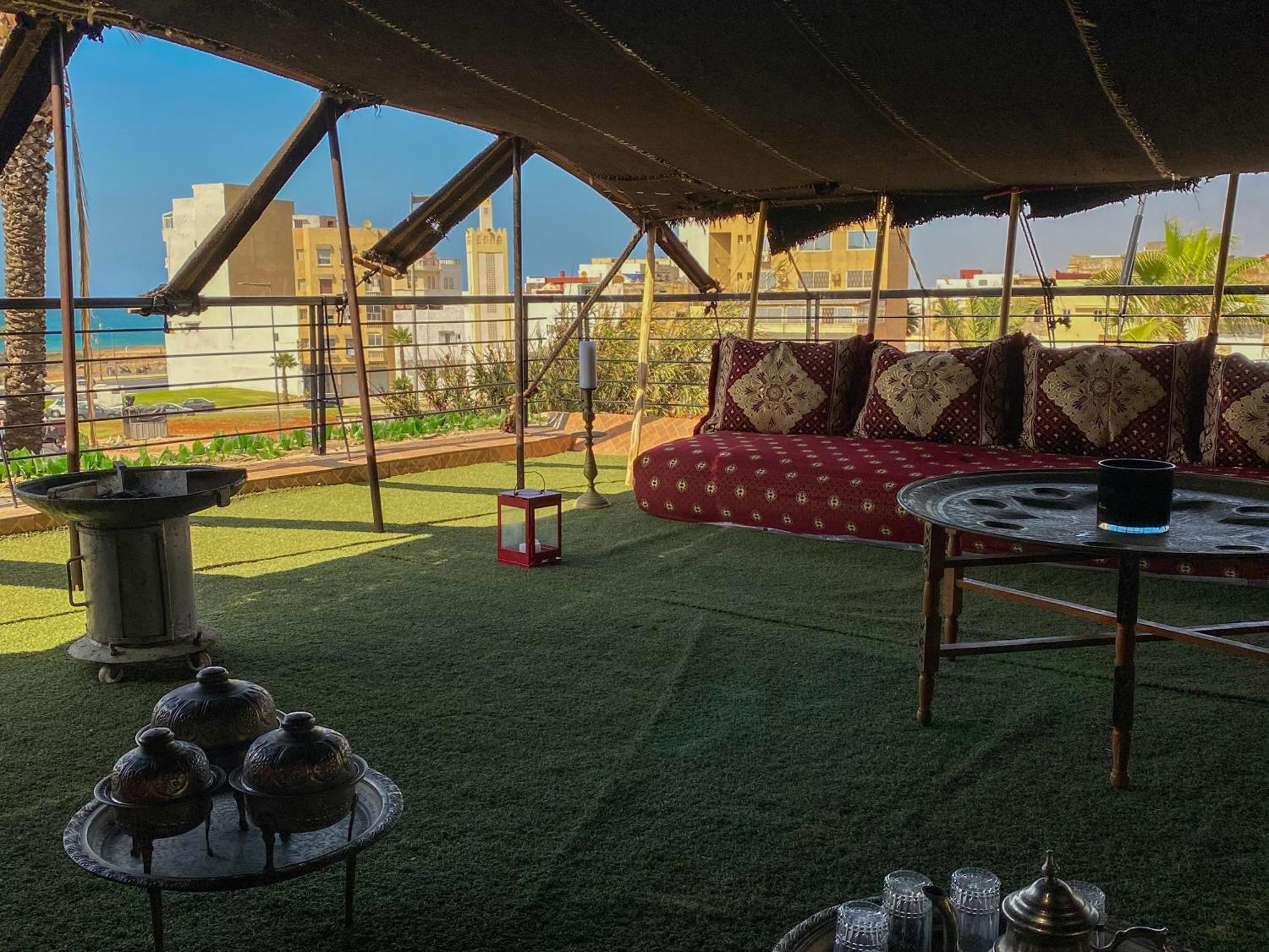 Dar Lghzal Special Offer In Rabat Winner Of Guest Experience 2025 Awards Traditional Sahrawi And Berber Privative Villa With Swimming Pool Jacuzzi Sea View And On Site Restaurant Ideal For Family And Groups In Rabat'S Center No Car Required Екстериор снимка